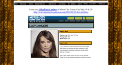 Desktop Screenshot of lucylawlessfanclub.com